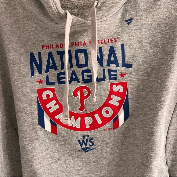 Fanatics Gray Philadelphia Phillies National Champions Hoodie 2022 - Picture 3 of 5